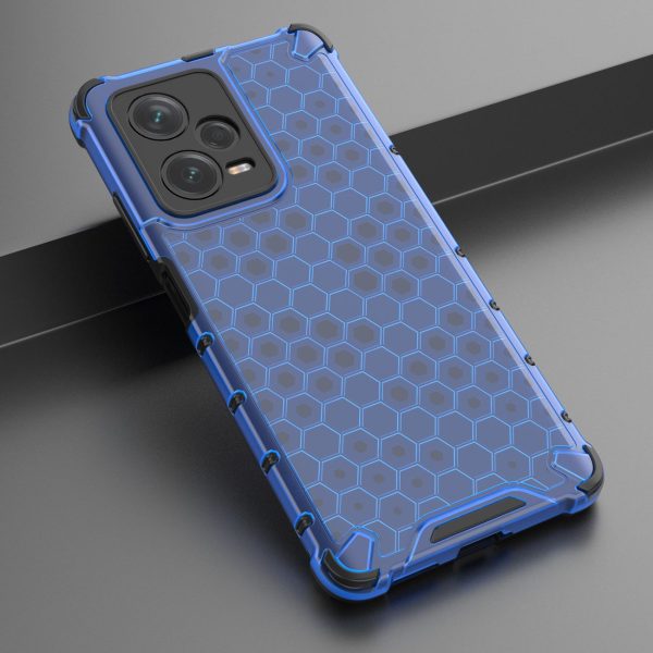 Hibrīds bruņots korpuss Xiaomi Redmi Note 12 Pro+ Honeycomb Blue