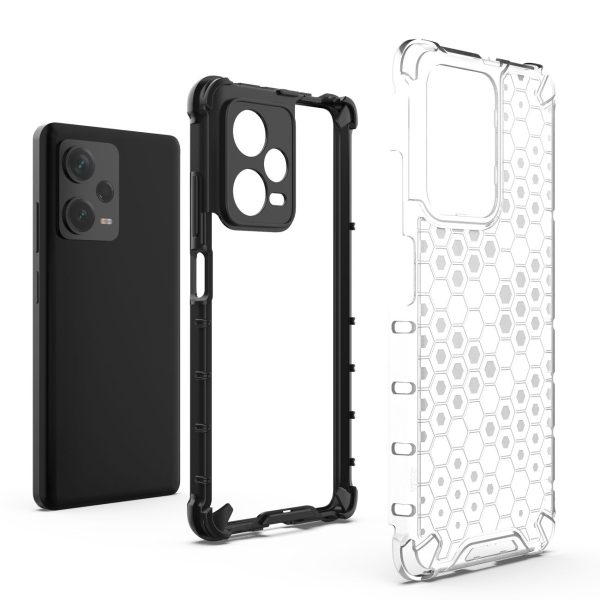 Hibrīds bruņots korpuss Xiaomi Redmi Note 12 Pro+ Honeycomb Blue