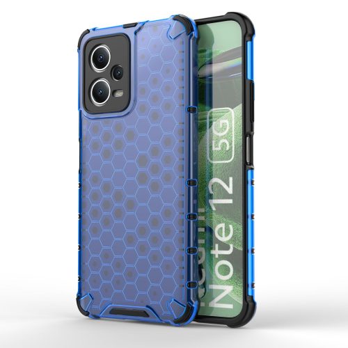 Hibrīds bruņots korpuss Xiaomi Redmi Note 12 5G / POCO X5 5G Honeycomb Blue