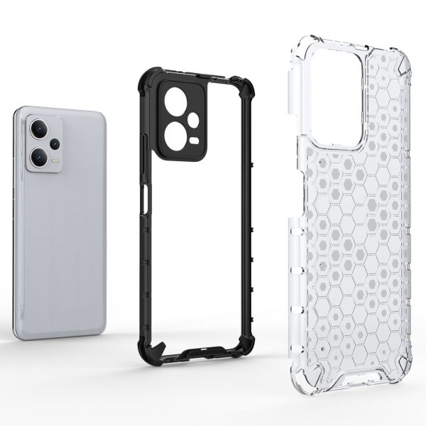 Hibrīds bruņots korpuss Xiaomi Redmi Note 12 5G / POCO X5 5G Honeycomb Blue