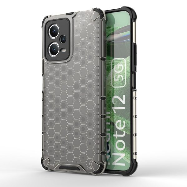 Hibrīds bruņots korpuss Xiaomi Redmi Note 12 5G / POCO X5 5G Honeycomb Black