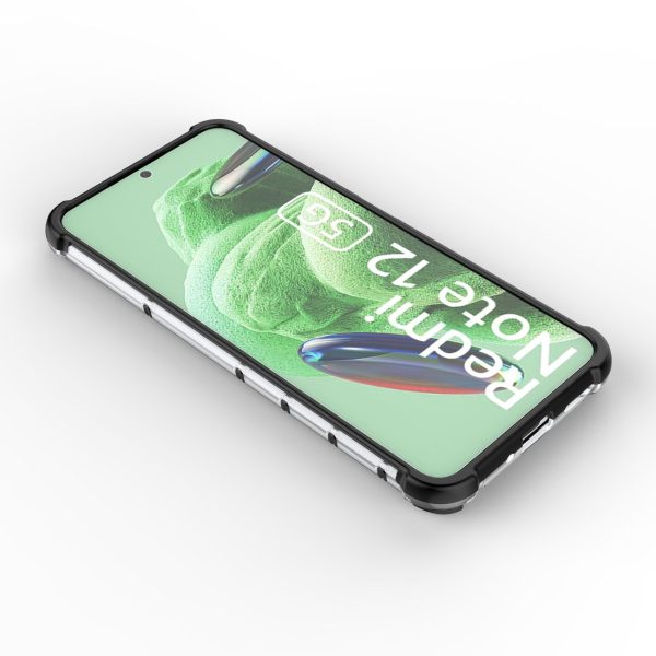 Hibrīds bruņots korpuss Xiaomi Redmi Note 12 5G / POCO X5 5G Honeycomb Black