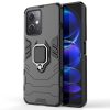 Bruņots korpuss Xiaomi Redmi Note 12 5g / Poco X5 5G magnētiskā roktura gredzena bruņas melnas