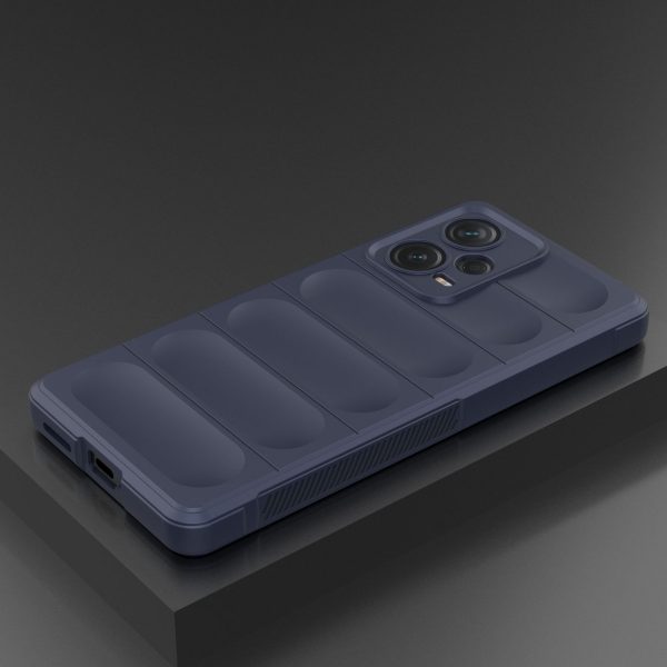 Elastīgs gadījums Xiaomi Redmi Note 12 Pro+ Magic Shield Case Blue