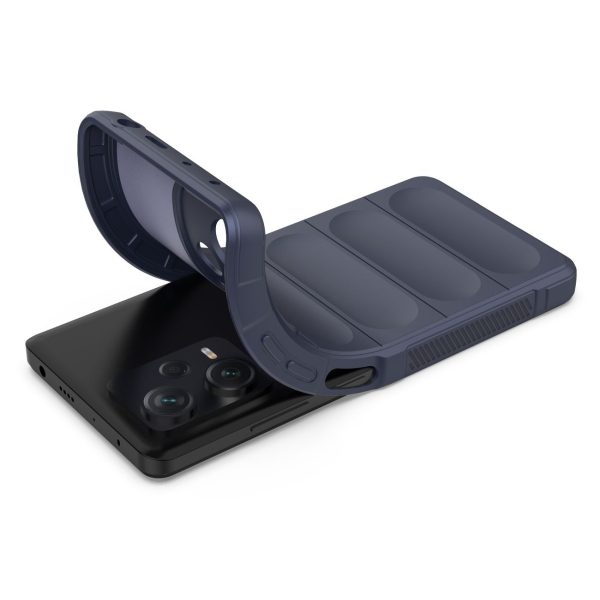 Elastīgs gadījums Xiaomi Redmi Note 12 Pro+ Magic Shield Case Blue