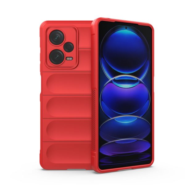 Elastīgs gadījums Xiaomi Redmi Note 12 Pro+ Magic Shield Case Red