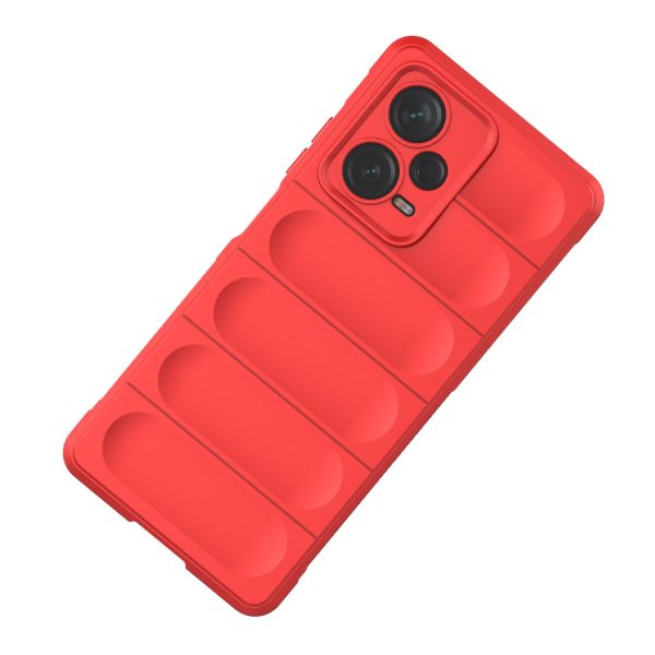 Elastīgs gadījums Xiaomi Redmi Note 12 Pro+ Magic Shield Case Red