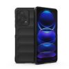 Elastīgs gadījums Xiaomi Redmi Note 12 Pro+ Magic Shield Case Melns