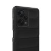 Elastīgs gadījums Xiaomi Redmi Note 12 Pro+ Magic Shield Case Melns