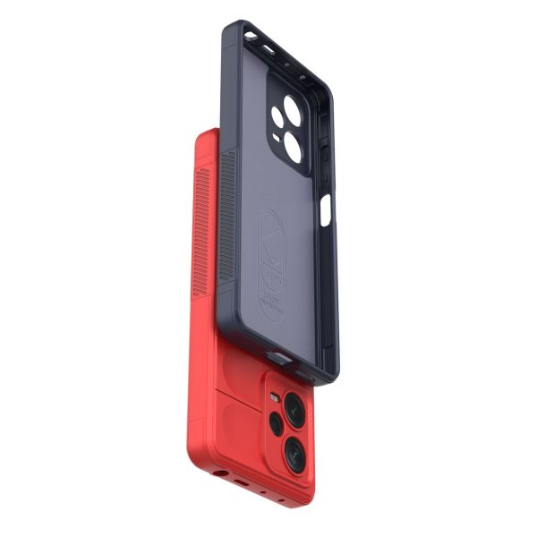 Elastīgs gadījums Xiaomi Redmi Note 12 Pro+ Magic Shield Case Melns