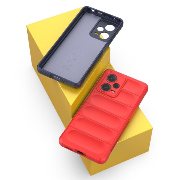 Elastīgs gadījums Xiaomi Redmi Note 12 Pro+ Magic Shield Case Melns