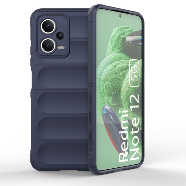 Elastīgs gadījums Xiaomi Redmi Note 12 5G / Poco X5 5G Magic Shield Case Blue