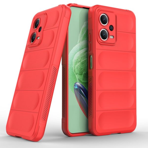 Elastīgs gadījums Xiaomi Redmi Note 12 5G / Poco X5 5G Magic Shield Case Red