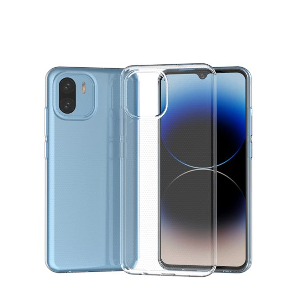 Ultra plāna korpuss, 0,5 mm pārsegs līdz Xiaomi Redmi A2 / Redmi A1 ultra dzidrs caurspīdīgs
