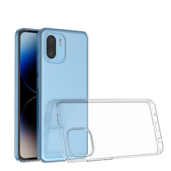Ultra plāna korpuss, 0,5 mm pārsegs līdz Xiaomi Redmi A2 / Redmi A1 ultra dzidrs caurspīdīgs