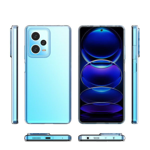 Ultra plāna korpusa pārklājums 0,5 mm līdz Xiaomi Xiaomi Redmi Note 12 Pro+ īpaši caurspīdīgs