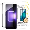 9h rūdīts stikls visam Realme GT Neo 5 / Realme GT3 ekrānam ar melnu rāmi