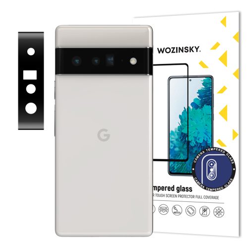 9h rūdīts stikls kamerai Google Pixel 6 Pro pilna kameras stikls