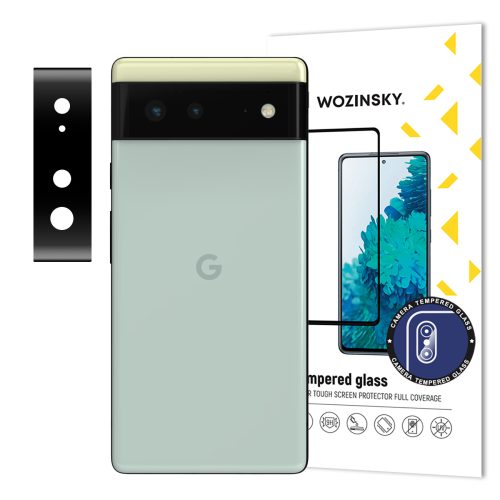 9h rūdīts stikls kamerai Google Pixel 6 pilna kameras stikls