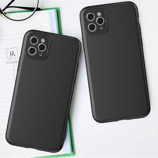Plāns silikona korpuss Xiaomi Redmi Note 12 Mīkstais korpuss melns