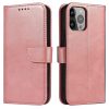 Gadījuma korpuss ar atloku un maku Xiaomi Redmi Note 12 magnēta korpuss rozā krāsā