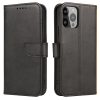 Gadījuma korpuss ar atloku un maku Xiaomi Redmi Note 12 magnēta korpuss melns
