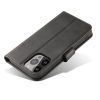Gadījuma korpuss ar atloku un maku Xiaomi Redmi Note 12 magnēta korpuss melns