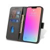 Gadījuma korpuss ar atloku un maku Xiaomi Redmi Note 12 magnēta korpuss melns