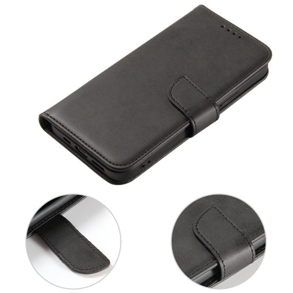 Gadījuma korpuss ar atloku un maku Xiaomi Redmi Note 12 5G / POCO X5 5G MAGNET CASE MELNA