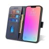 Pārklājuma korpuss ar atloku un maku Xiaomi Redmi Note 12 Pro+ magnēta korpuss zilā krāsā