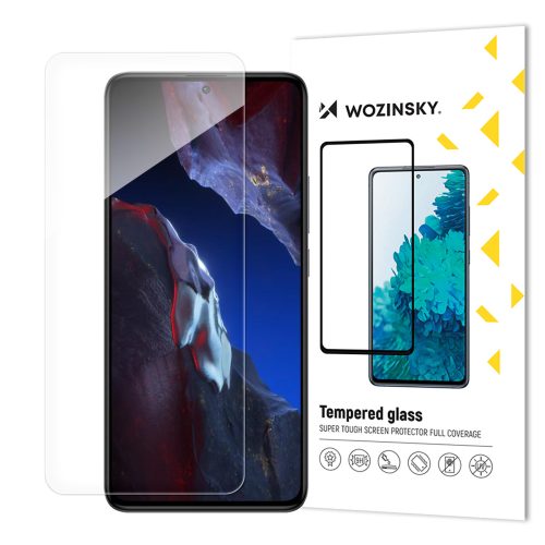 9h rūdīts stikls Xiaomi Poco F5 Pro rūdīts stikla melns ekrāns