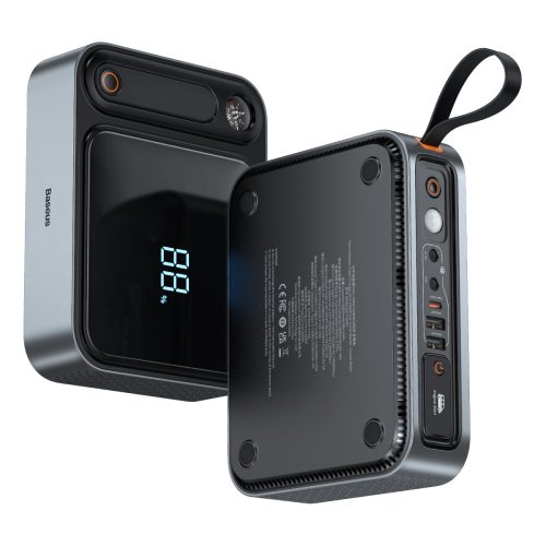 3in1 PowerBank USB-C Jump Starter starteris 3000A automašīnas melnajam lukturīšanai