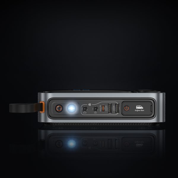 3in1 PowerBank USB-C Jump Starter starteris 3000A automašīnas melnajam lukturīšanai