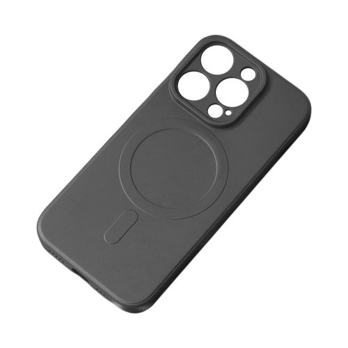 Silikona korpuss no magsafe līdz iPhone 15 Plus silikona korpuss melns