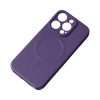 Silikona korpuss no magsafe līdz iPhone 15 silikona violetā gadījumu