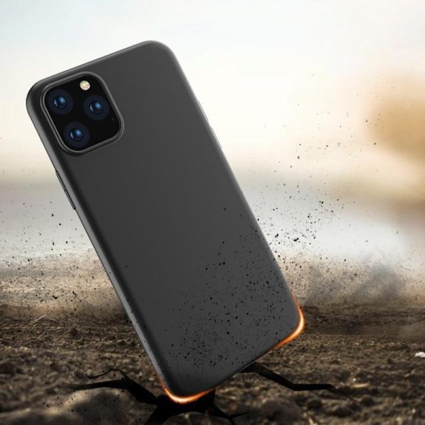 Želejas elastīgs korpuss iPhone 15 Pro Max Mīkstais korpuss melns