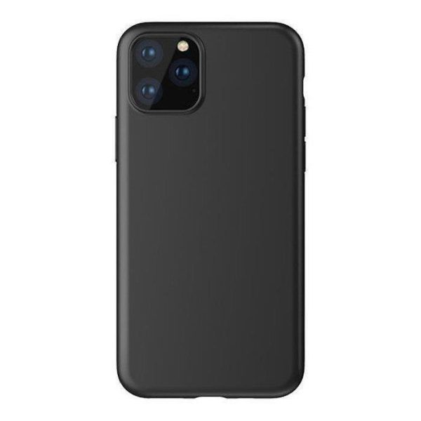 Želejas elastīgs korpuss iPhone 15 Pro Max Mīkstais korpuss melns