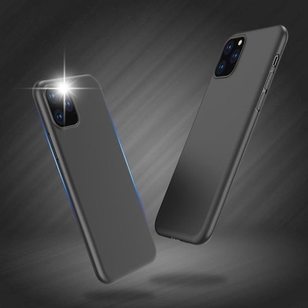 Želejas elastīgs korpuss iPhone 15 Pro Max Mīkstais korpuss melns