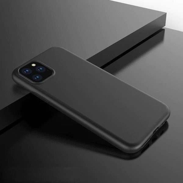 Želejas elastīgs korpuss iPhone 15 Plus mīksts korpuss melns