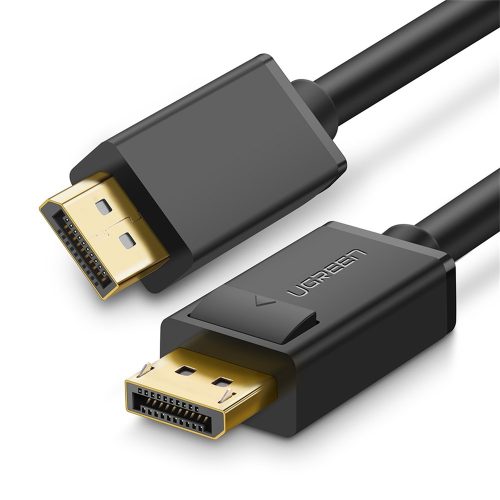 DisplayPort Cable HDR 3d 4k 1m melns kabelis