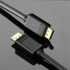 DisplayPort Cable HDR 3d 4k 1m melns kabelis