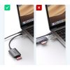 SD microSD MMC TF USB -C 5GB/S - pelēkās kartes lasītājs - pelēks