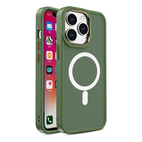 Magnētiskais korpuss no Magsafe līdz iPhone 15 Pro Max caurumiem lieliem