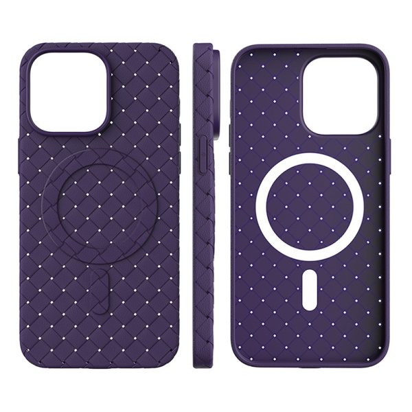 Lietas lieta Placone iPhone 13 Pro ar magSafe austo lietu purpursar