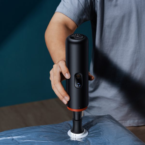 Automašīnu putekļsūcējs ar baseus A5 USB-C 130W melns fona apgaismojums