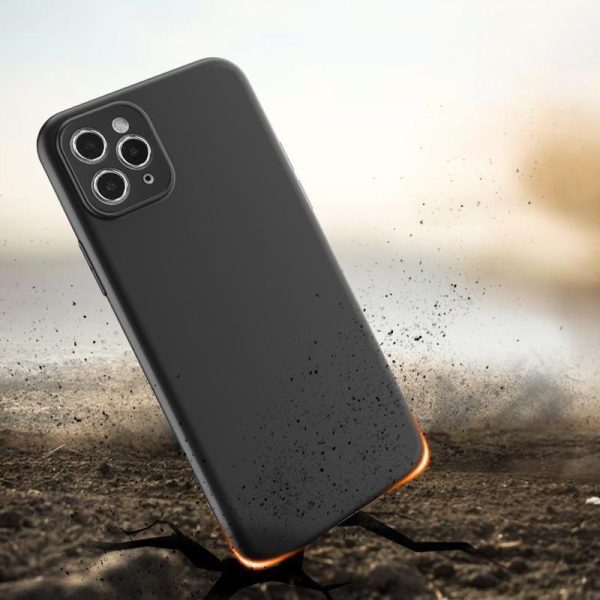 Silikona korpuss Xiaomi Redmi 12 mīksts korpuss melns