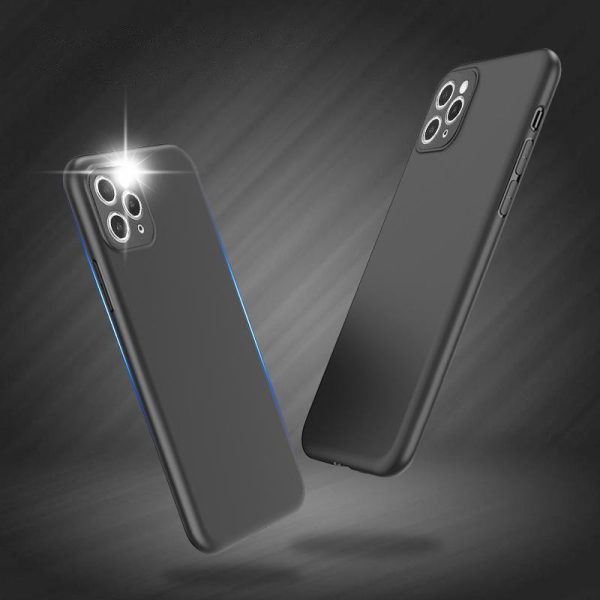 Silikona korpuss Xiaomi Redmi 12 mīksts korpuss melns