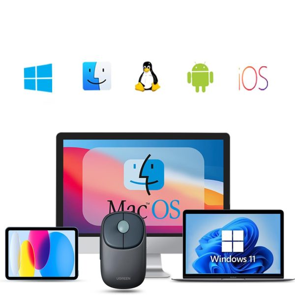 Bezvadu peles pele datoram MU102 FUN+ Bluetooth 2.4 GHz melns