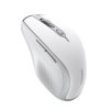 Ergonomiskā bezvadu peles pele datoram MU101 Bluetooth 2.4 GHz balts