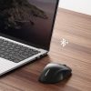 Ergonomiskā bezvadu peles pele datoram MU101 Bluetooth 2.4 GHz zilā krāsā